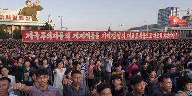 Massenkundgebund Nordkorea