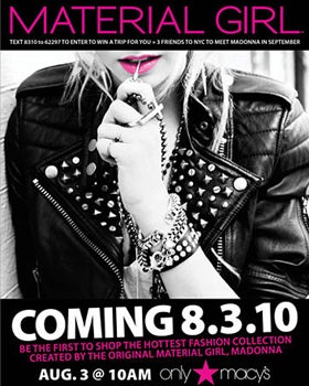 Material Girl Kollektion Madonna Lourdes