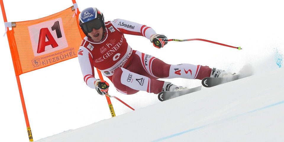 Stockerl-Triple in Kitz: ÖSV-Star Matthias Mayer (3.) landet auch beim Super-G auf dem Podest