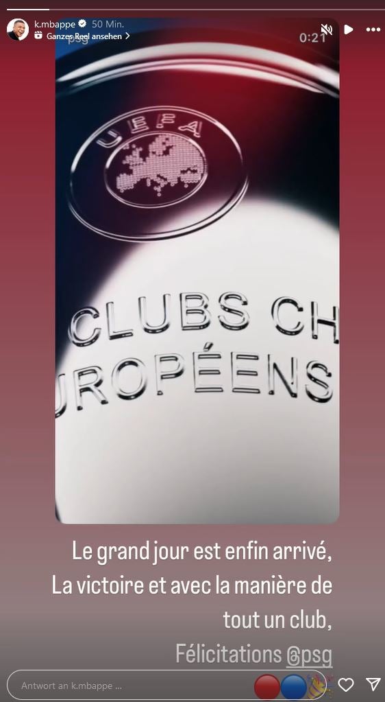 Kylian Mbappé Post