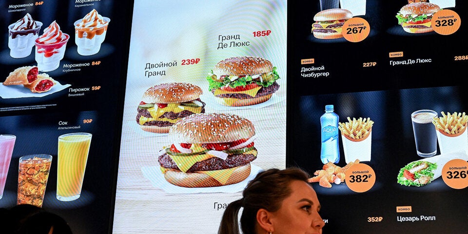 So sieht der neue Russen-McDonald's aus