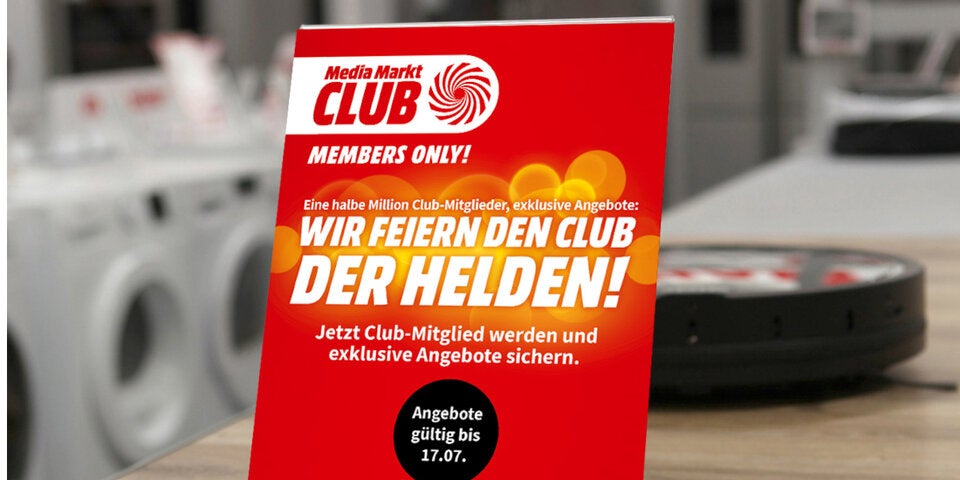 MediaMarkt startet Rabatt-Aktion für Club-Mitglieder