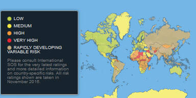 So (un)sicher ist Ihr Urlaubsziel