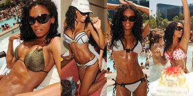 Mel B: Geburstag in vier Bikinis