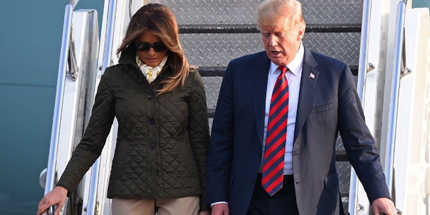 Melania Donald Trump Schottland
