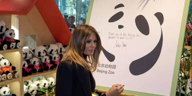 Melania: tierisches Rendezvous mit Panda in Peking