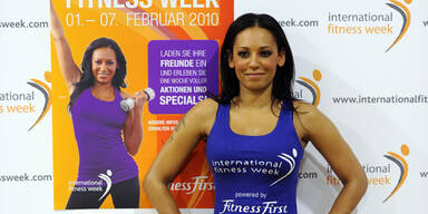 Melanie Brown (Mel B) macht Fitness