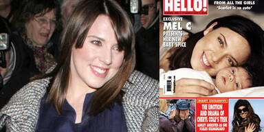 Melanie Chisholm zeigt ihr Baby in Hello!