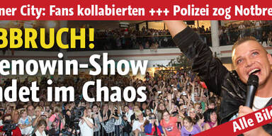 Massenhysterie bei Menowin-Auftritt