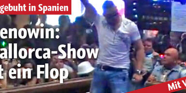 Heftige Buhrufe für Lugners Menowin