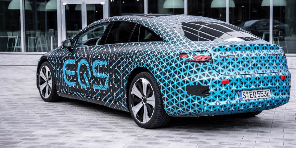 Mercedes EQS Prototyp Heck