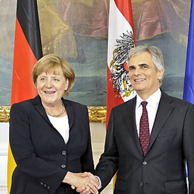 Nach dem Empfang begannen die politischen Gespräche unter vier Augen.