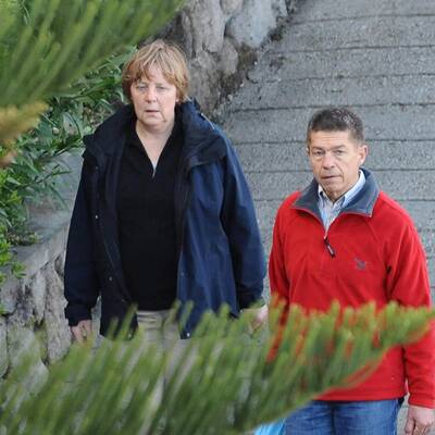 So schlenderten sie über die Insel 