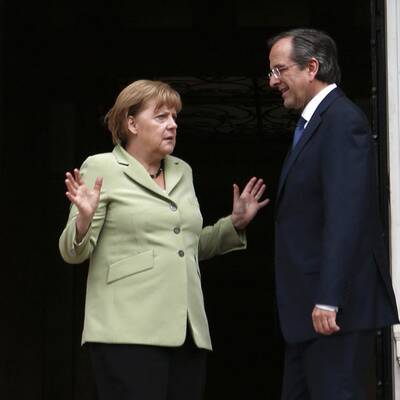 Hier trifft Angela Merkel Griechen-Premier Samaras