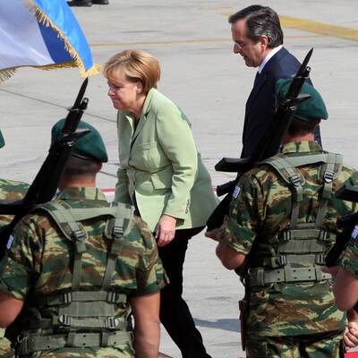 Hier trifft Angela Merkel Griechen-Premier Samaras