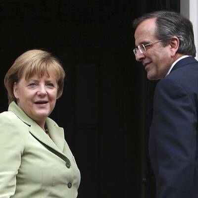 Hier trifft Angela Merkel Griechen-Premier Samaras