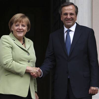 Hier trifft Angela Merkel Griechen-Premier Samaras