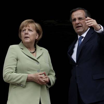 Hier trifft Angela Merkel Griechen-Premier Samaras