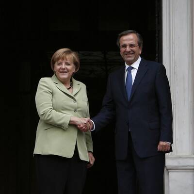 Hier trifft Angela Merkel Griechen-Premier Samaras