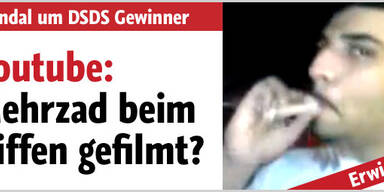 Das Video: Mehrzad beim Kiffen gefilmt