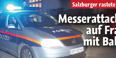 Mann greift Ex-Frau und Baby mit Messer an