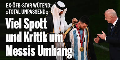 Aufregung um Messis Umhang