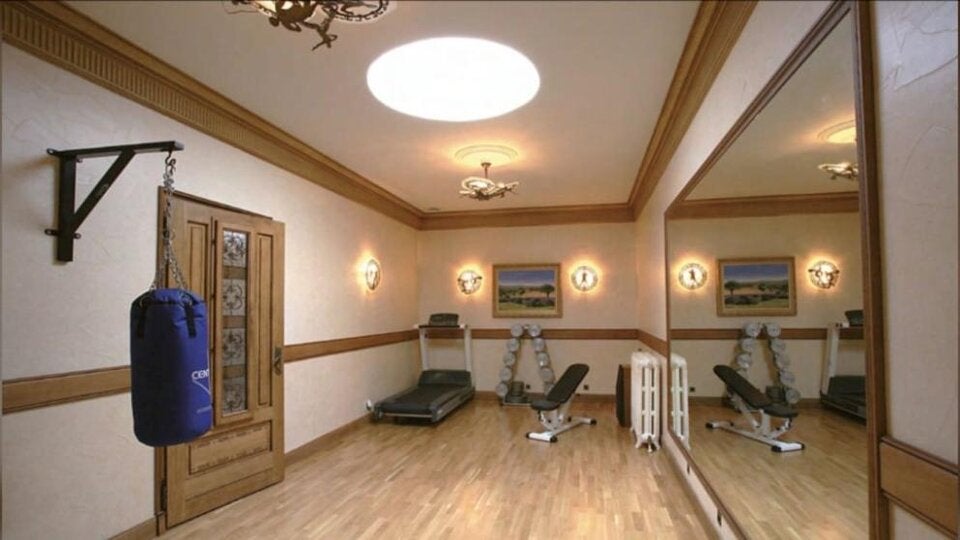 Ein eigener Sportraum darf ebenfalls nicht fehlen.