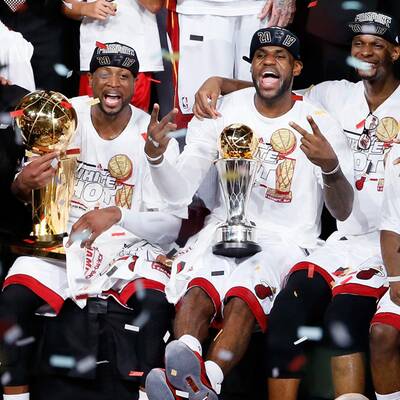 So feiert Miami den NBA-Titel