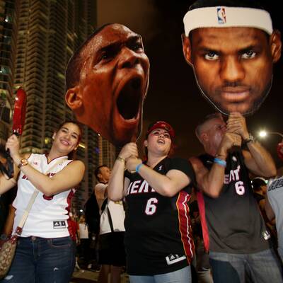 So feiert Miami den NBA-Titel