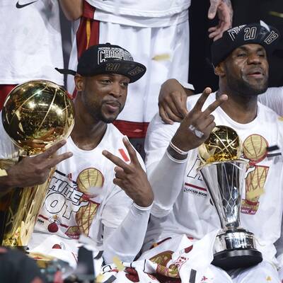 So feiert Miami den NBA-Titel