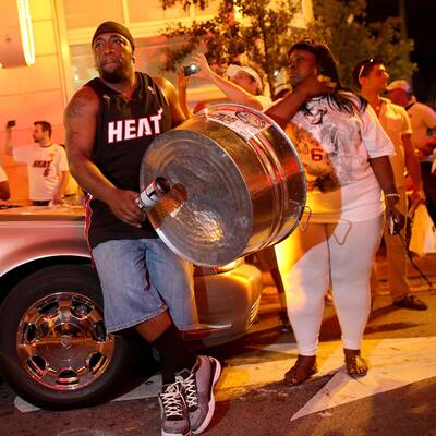 So feiert Miami den NBA-Titel