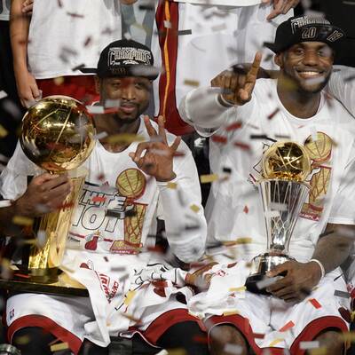 So feiert Miami den NBA-Titel