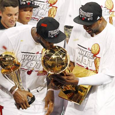 So feiert Miami den NBA-Titel