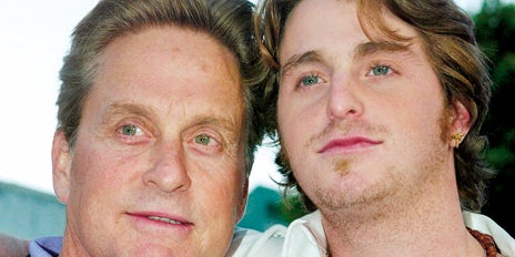 Michael und Kirk Douglas