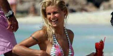 Michelle Hunziker auf Formentera