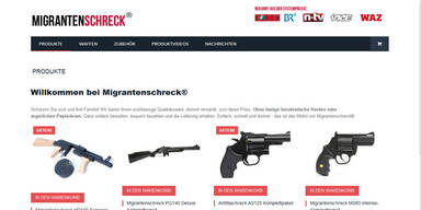 "Migrantenschreck": Fake-Webseite wirbt f&uuml;r Feuerwaffen