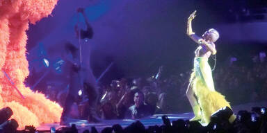 Miley erregte die Wiener Stadthalle