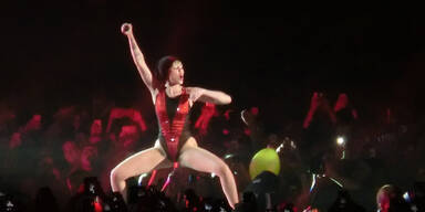 Miley erregte die Wiener Stadthalle