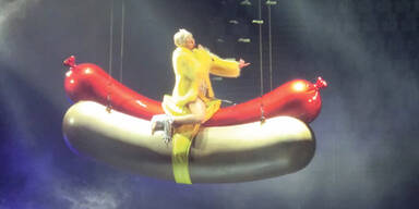 Miley erregte die Wiener Stadthalle
