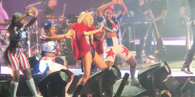 Miley erregte die Wiener Stadthalle
