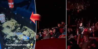 Minecraft-Film: Viraler Trend sorgt in US-Kinos für Chaos