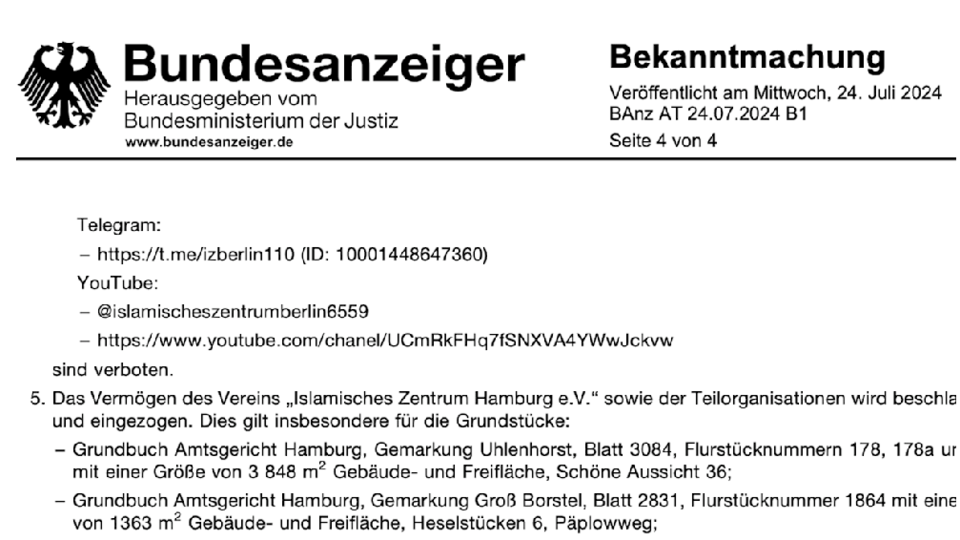 Deutsche Ministerin verbietet versehentlich Luxusmarke statt Islamisten