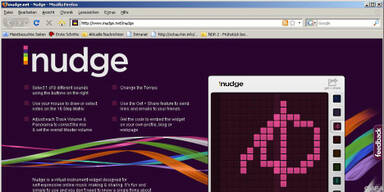 Mit iNudge Kl&auml;nge malen