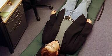 Mittags eine kleine Ruhepause einlegen