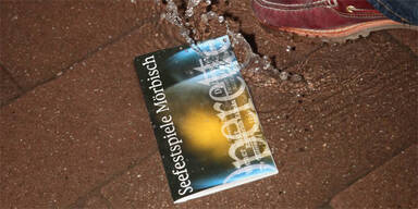 Mörbisch-Premiere Opfer von Unwetter