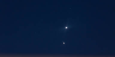 Mond, Jupiter und Venus