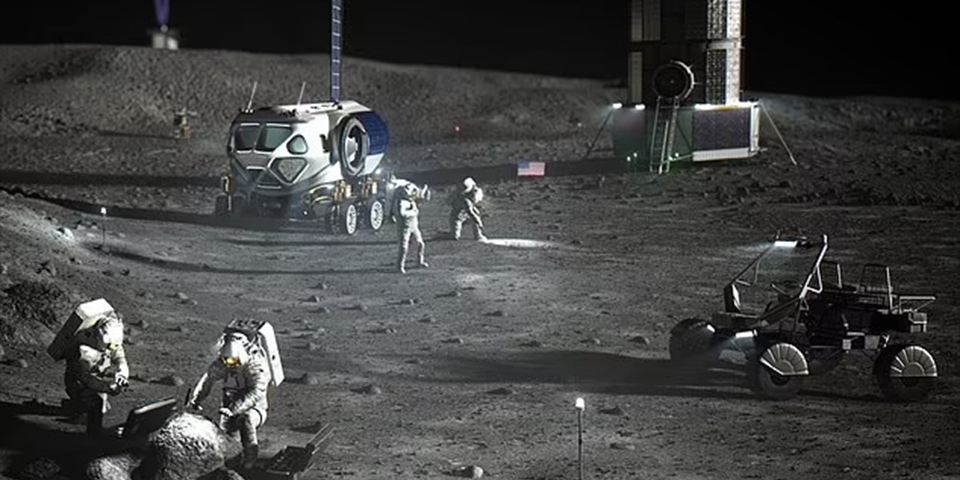 Im Prada-Raumanzug - SO könnte die erste Siedlung auf dem Mond aussehen