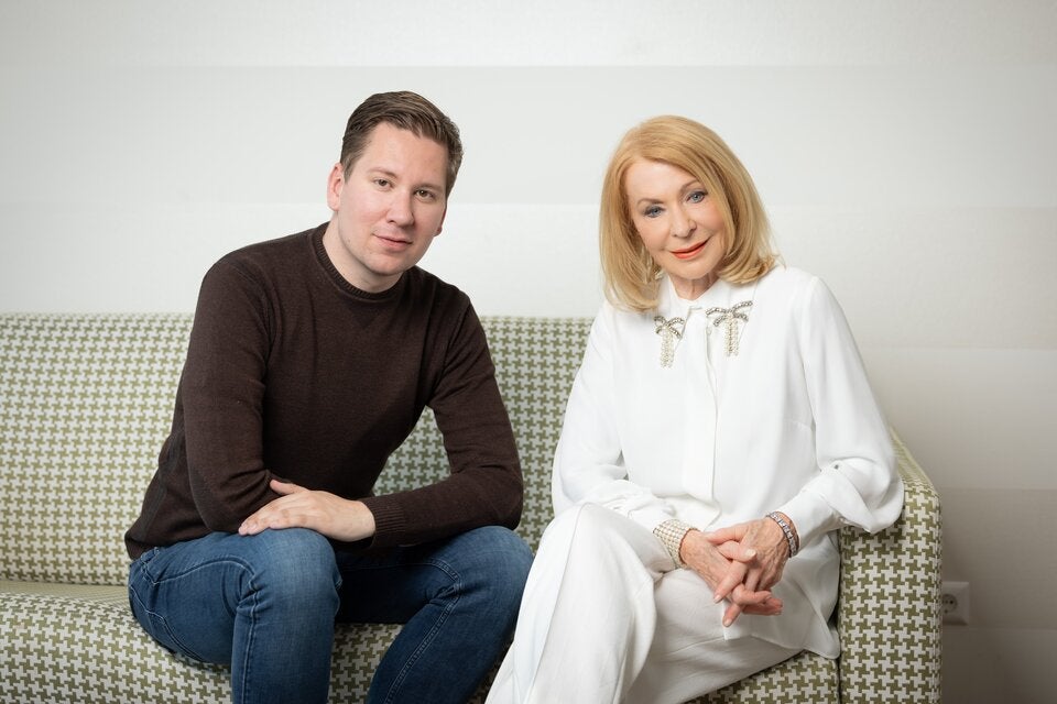 Mit ihrem Manager und „Ziehsohn“ Clemens Trischler.  