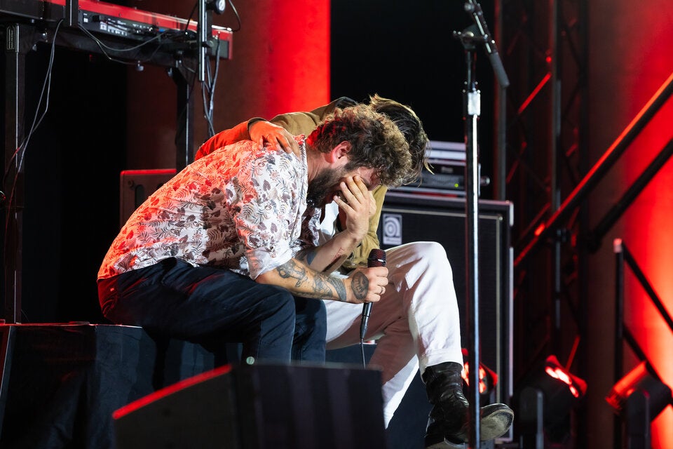 Beim Abschied von Schlagzeuger Patrick De Benedetto-Friesinger flossen die Tränen