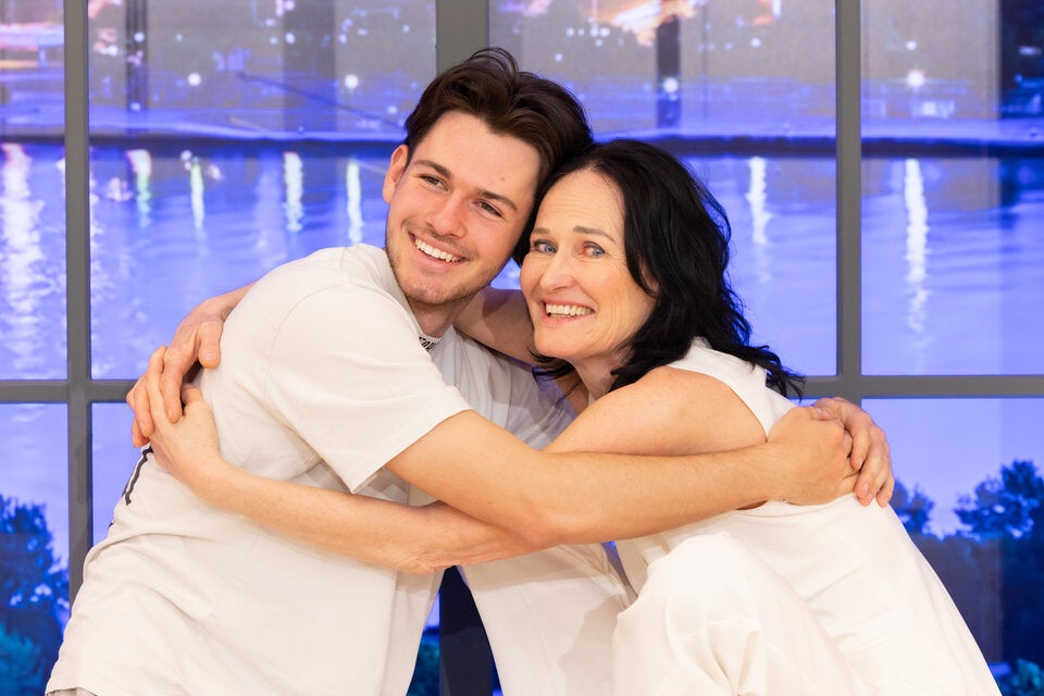 Eva Glawischnig mit ihrem 18-jährigen Sohn Benjamin.